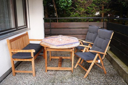 Bild von der Terrasse